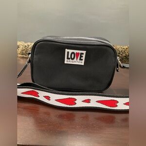 NWOT BRIGHTON LOVE ESSENTIALS ADJUSTABLE STRAP CROSSBODY BAG